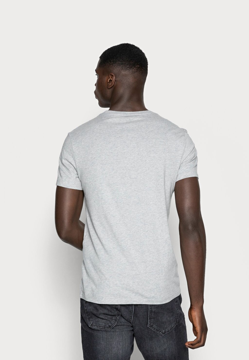 базовая футболка Slim Crewneck 2 Pack Levi's, цвет white/heather grey — фото 3