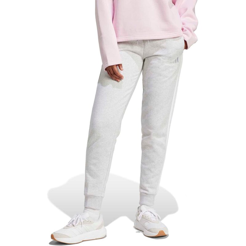 Узкие флисовые брюки Essentials с тремя полосками Adidas, мультиколор — фото 2