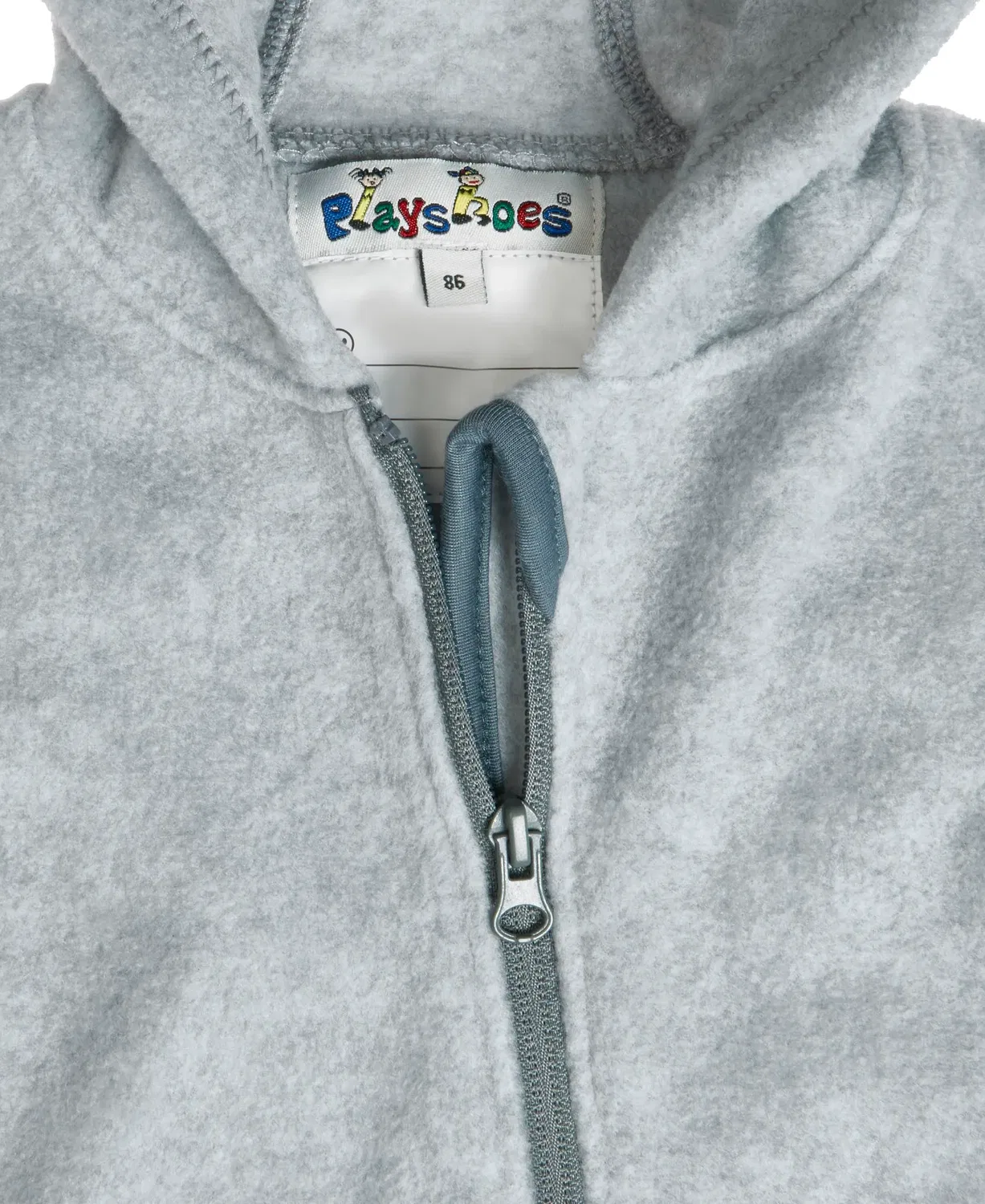 Комбинезон флисовый Playshoes, серый меланж — фото 2