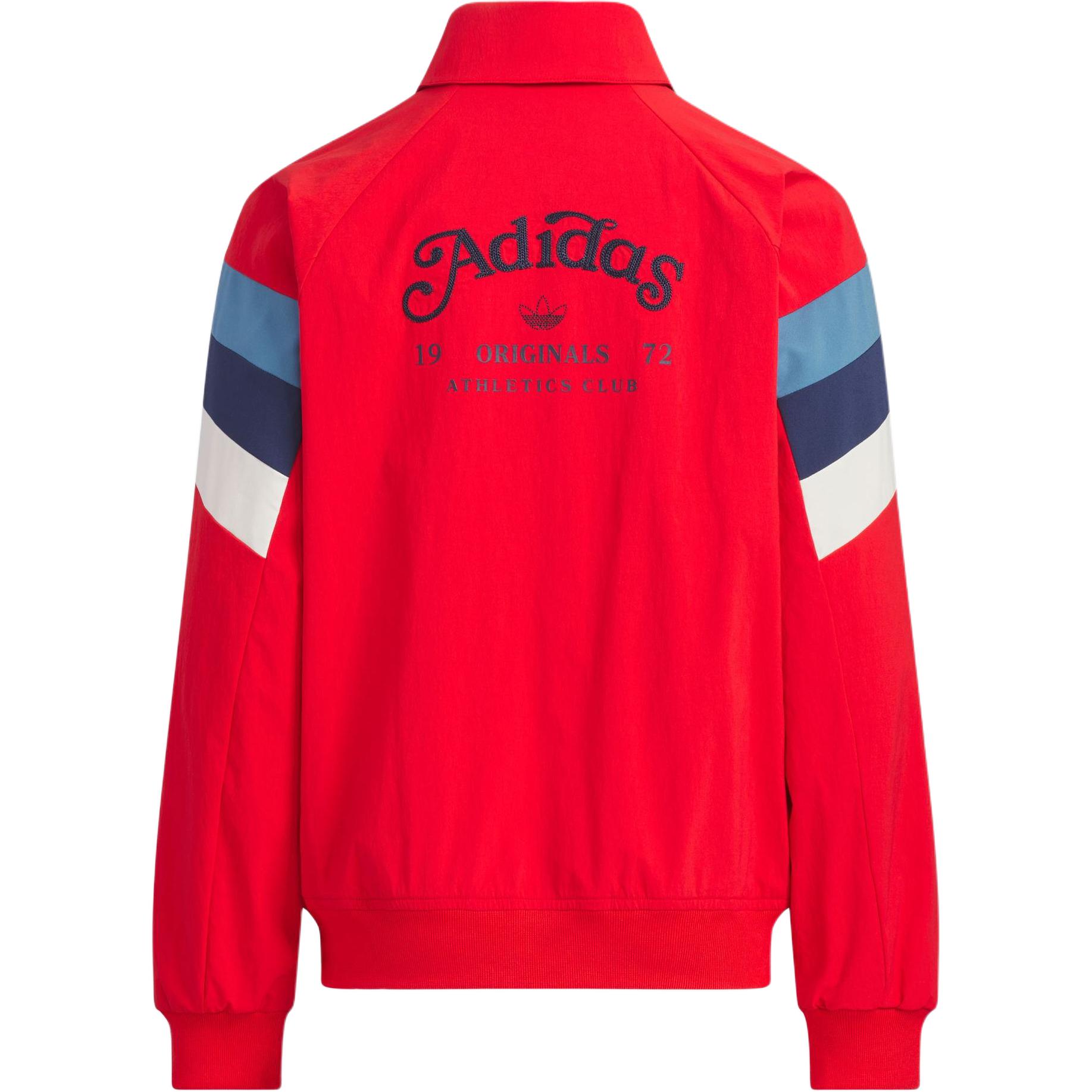 Школьная куртка Adidas Originals, классическая красная — фото 3