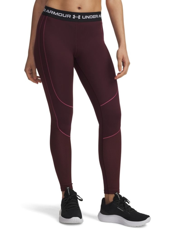 

Леггинсы Coldgear Textured Leggings красного цвета Under Armour