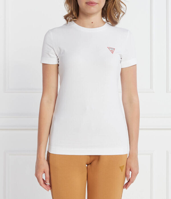 

Футболка женская Guess Jeans с логотипом, белый