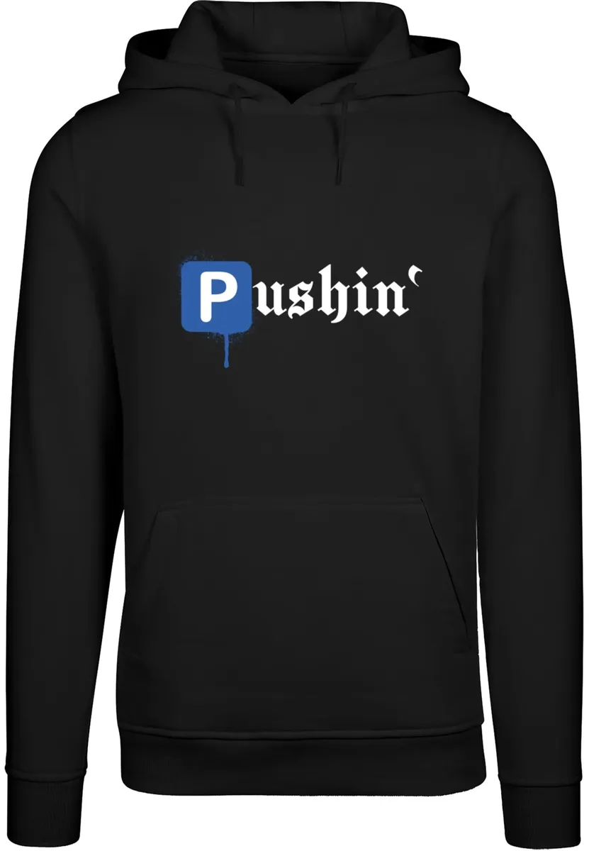 

Толстовка MisterTee с капюшоном "MisterTee Men's Pushin P Hoody", черный