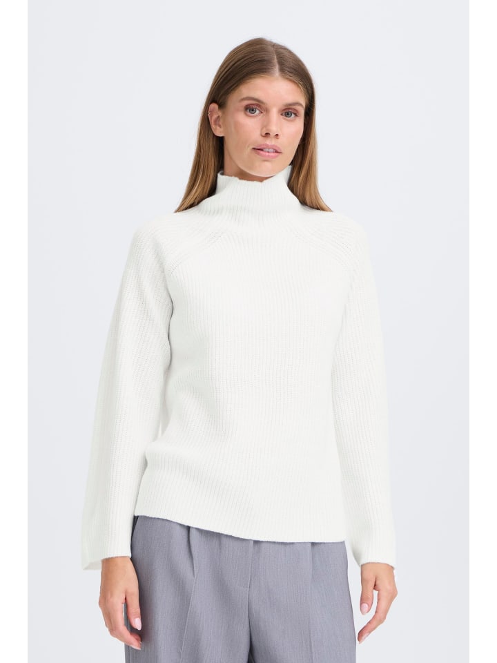 

Oxmo Белый свитер с высоким воротником OXNelly