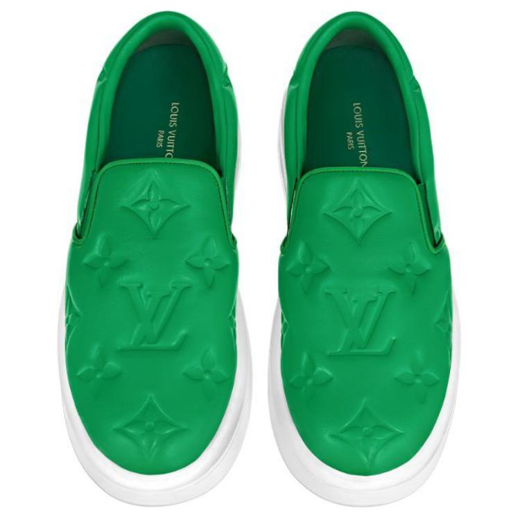 LOUIS VUITTON Ботинки Casual Beverly Hills Calfskin мужские Green — фото 3