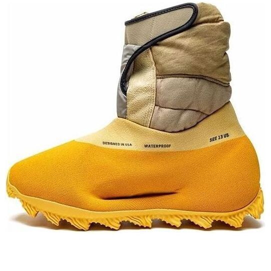 

Кроссовки yeezy knit runner boot 'sulfur' Adidas, желтый
