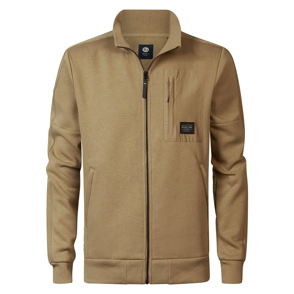 

Толстовка Petrol Industries M-3040-SWC307 half zip, коричневый