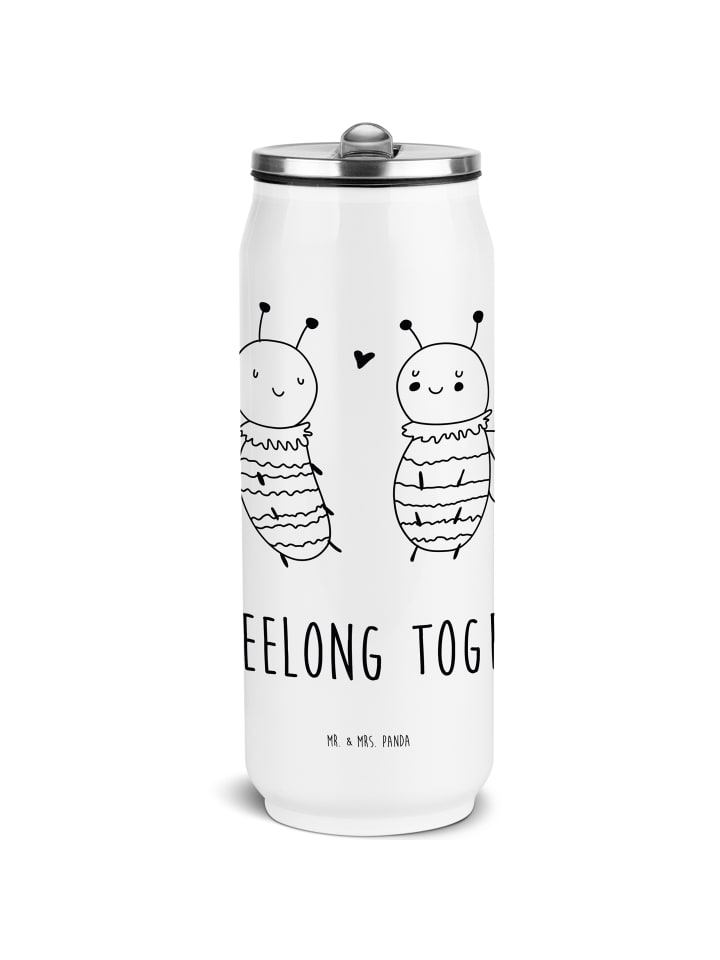 

Mr. & Mrs. Panda Бутылка для напитков с изображением пчел и надписью белого цвета