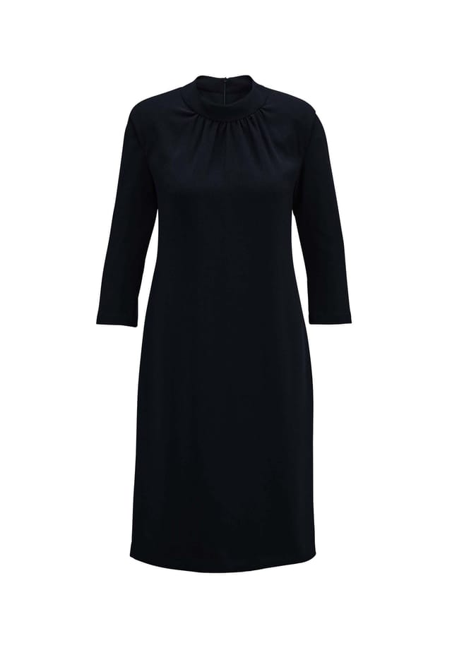 

Платье-Футляр с воротником-стойкой Madeleine, синий