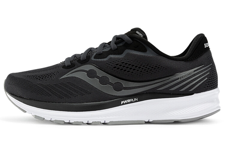

Кроссовки Ride 14 мужские низкие черные/белые Saucony