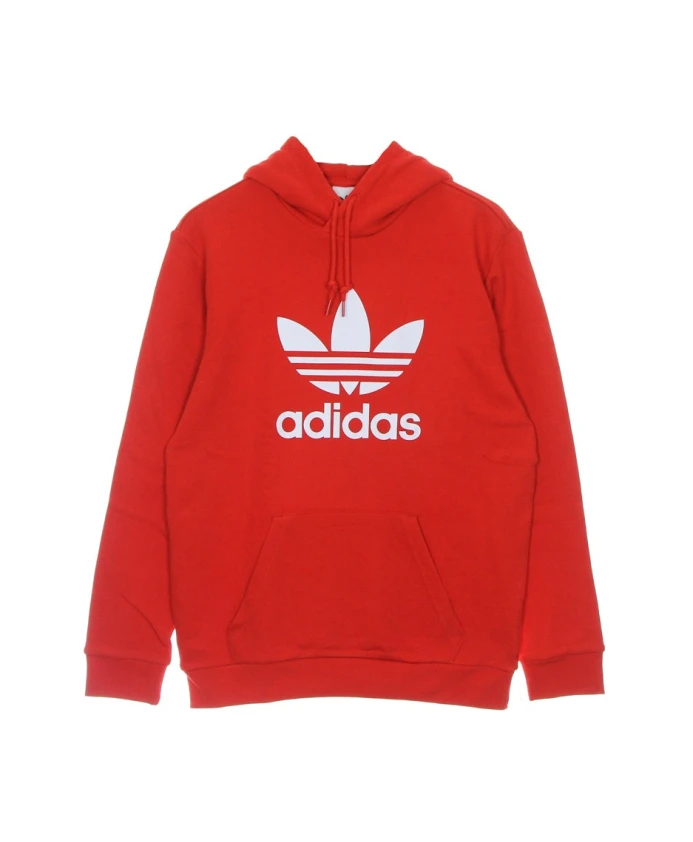 

Легкая толстовка с логотипом в виде трилистника. Adidas, красный