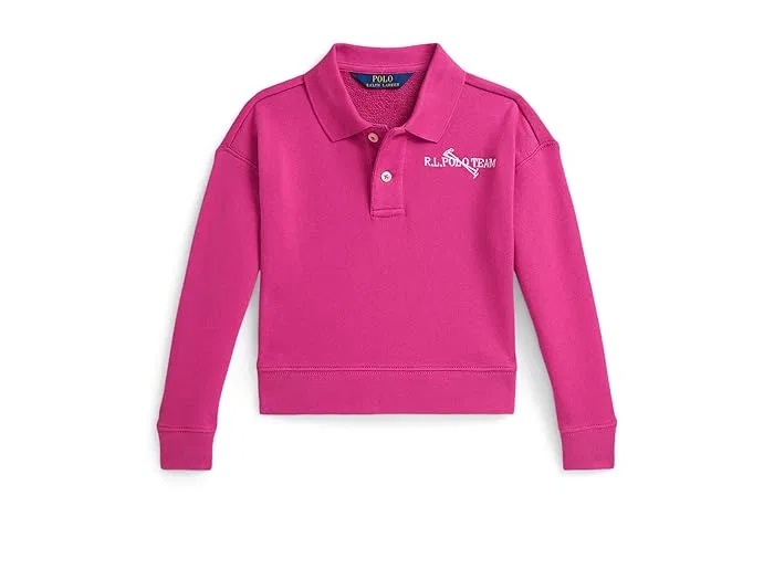 Свитшот Polo Team Terry Polo Ralph Lauren Kids, College Pink