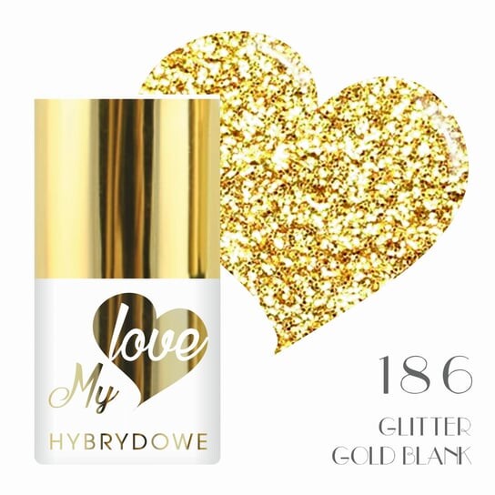 

Гибридный лак Mylove UV/Led 186 Gold Blank, SUNFLOWER