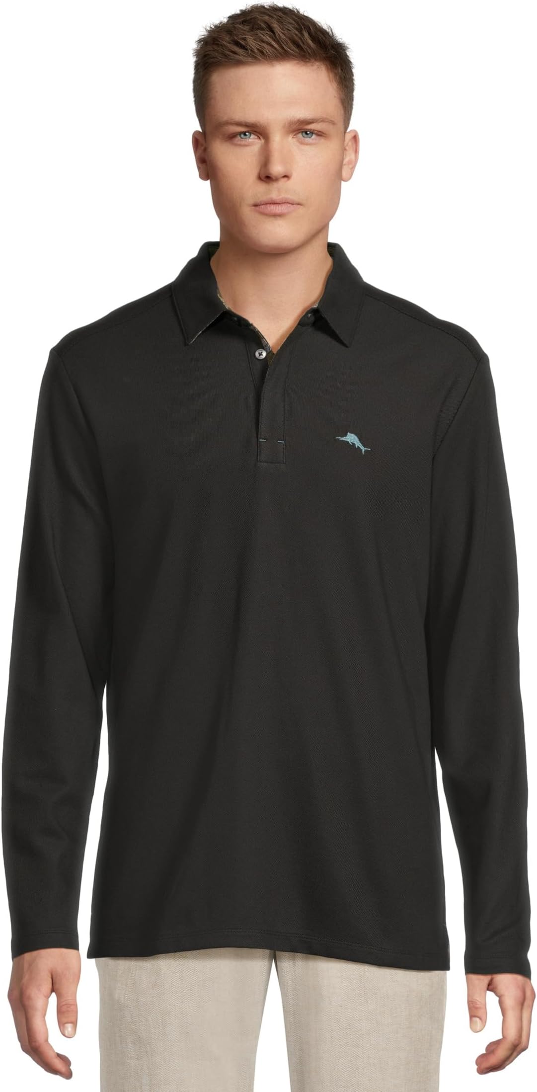 

Мужская винтажная рубашка-поло Vines 5 O'clock Tommy Bahama, Black