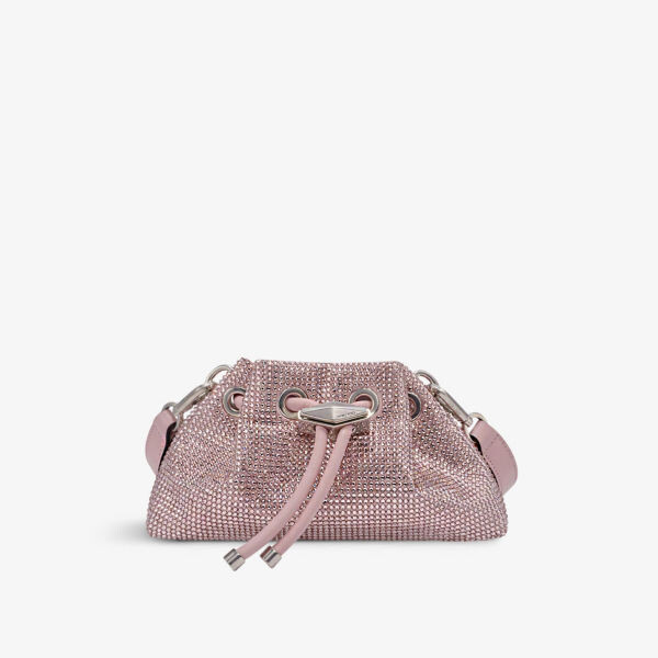 

Сумка через плечо из атласа Cinch Jimmy Choo, розовый
