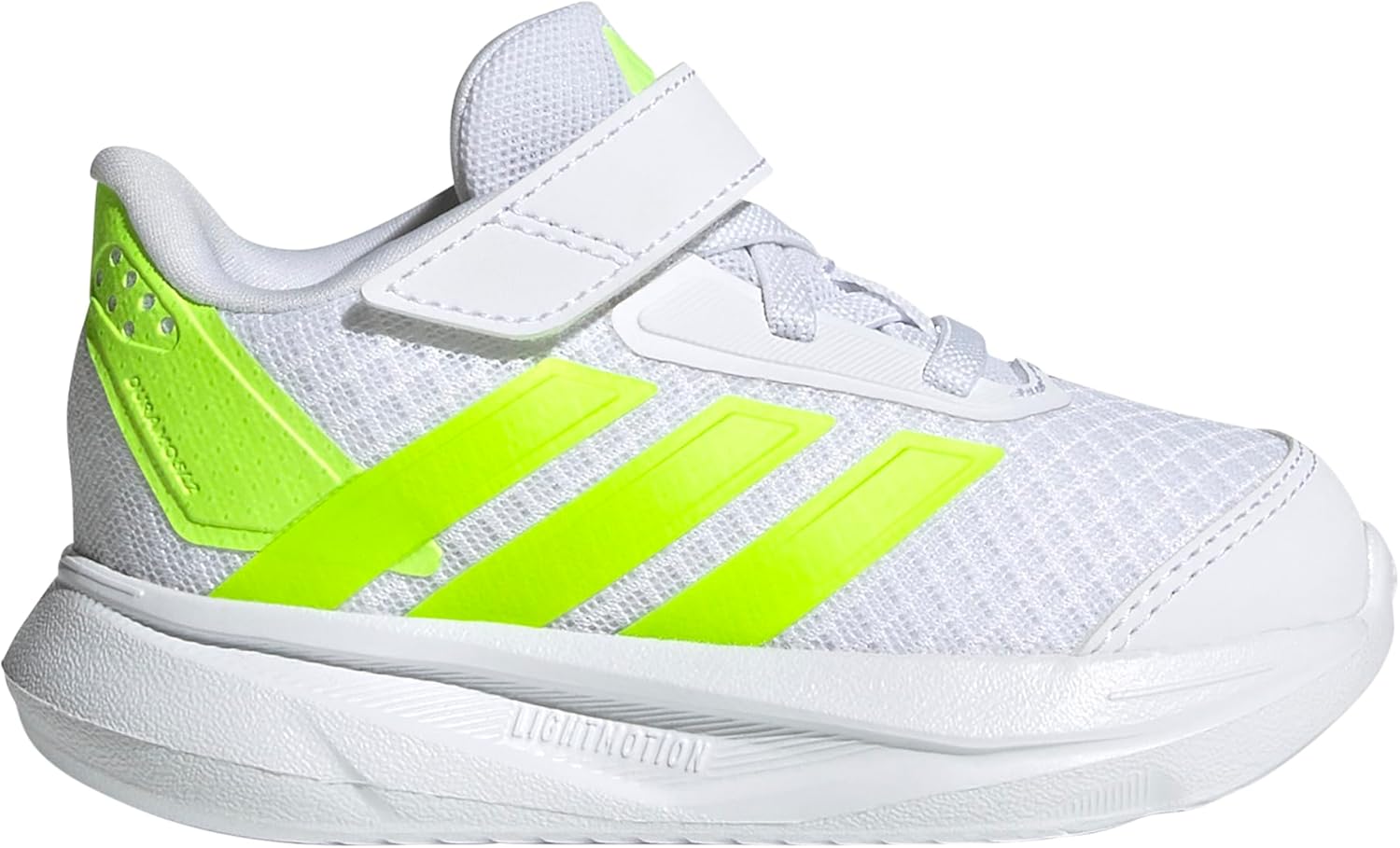 Кроссовки adidas Kids' Duramo SL с эластичными шнурками, белый — фото 4