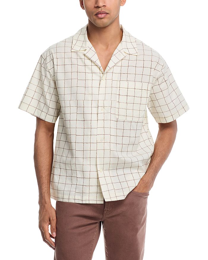 

Классическая винтажная рубашка Regular Fit Vintage Camp Shirt FRAME, мультиколор