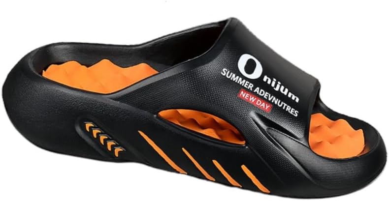 

Большие летние мужские повседневные тапочки - легкие и дышащие Fusecottc, оранжевый