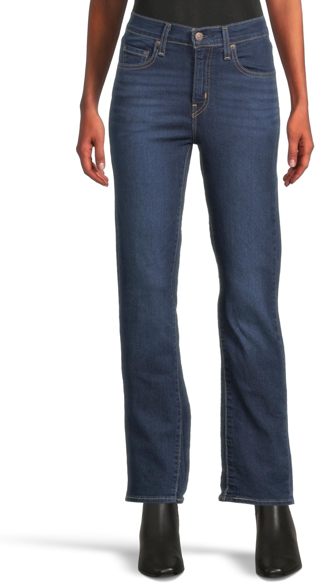 

Джинсы Levi's Womens 724 High-Rise Straight, цвет Chelsea Carbon Glow
