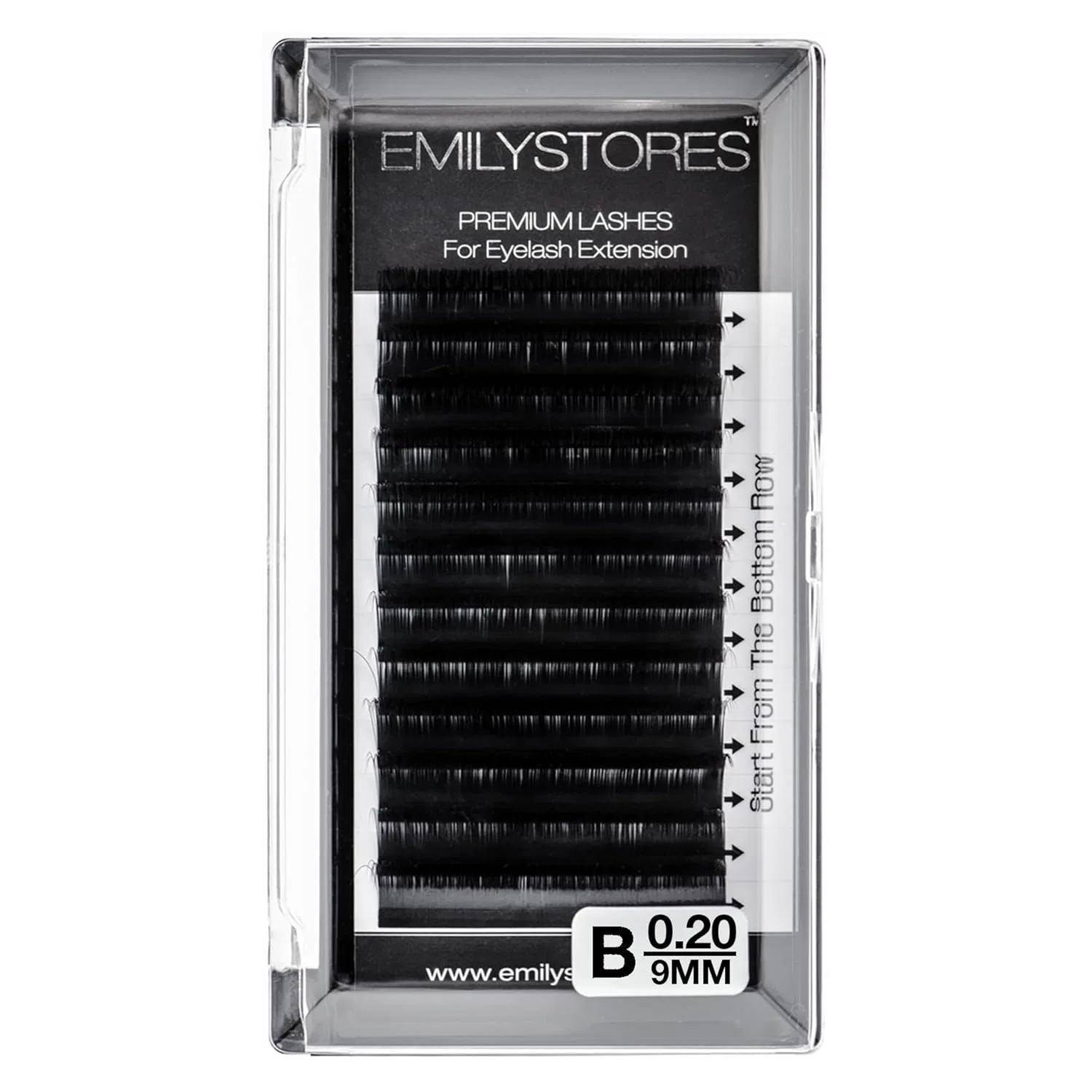 Накладные ресницы из шелка и норки Emilystores