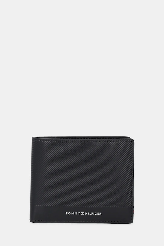 

Кожаный кошелек Tommy Hilfiger, черный
