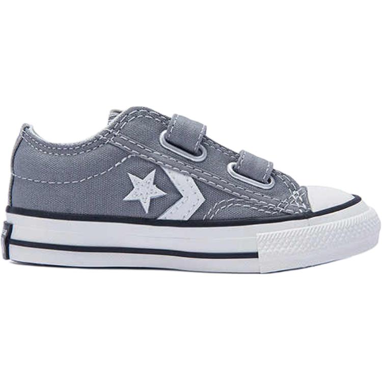 Низкие кроссовки Star Player 76 для малышей и младенцев Converse, серый — фото 2