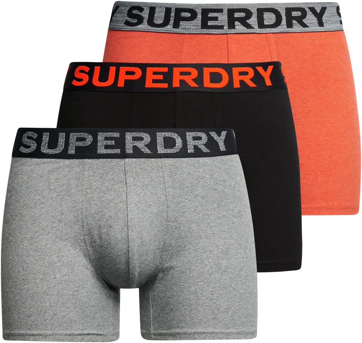 

Трусы-боксеры Superdry "BOXER TRIPLE PACK" (упаковка, 3 шт.), серый