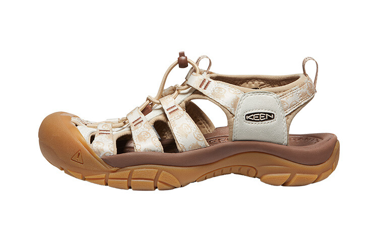 

Кроссовки Newport Retro River Trekking женские коричневые/белые Keen