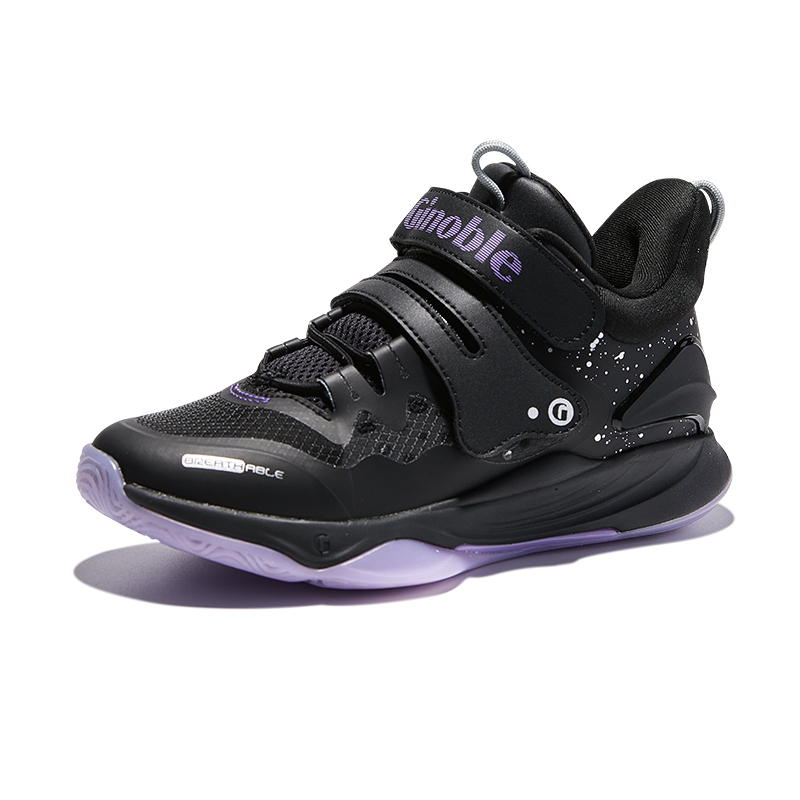 

Детские баскетбольные кроссовки Mid Top для подростков GINOBLE, черный