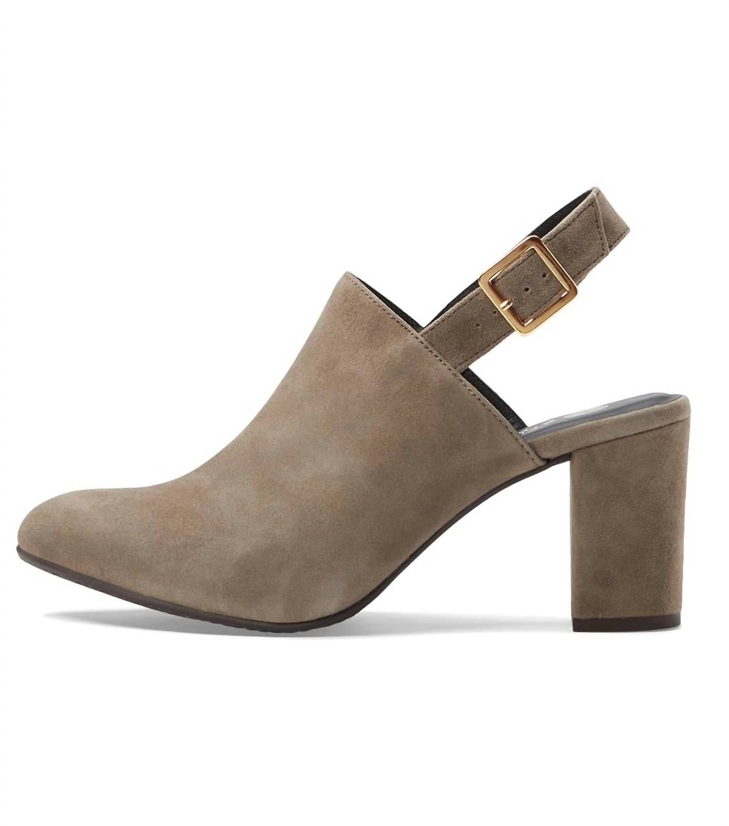 Ботильоны Blanche Kid Suede Bootie в цвете Taupe eric michael, серо-коричневый