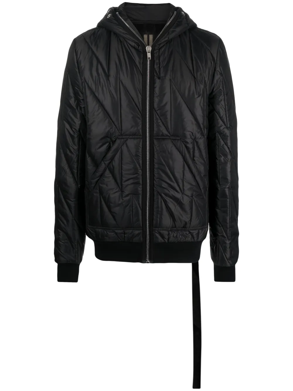 

Стеганая куртка Gimp с капюшоном Rick Owens DRKSHDW, черный