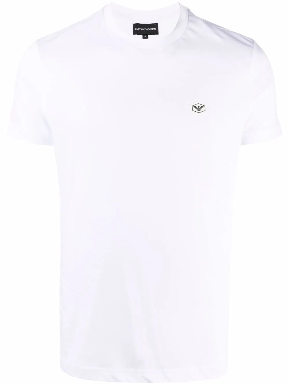 

Футболка с нашивкой-логотипом EMPORIO ARMANI, белый