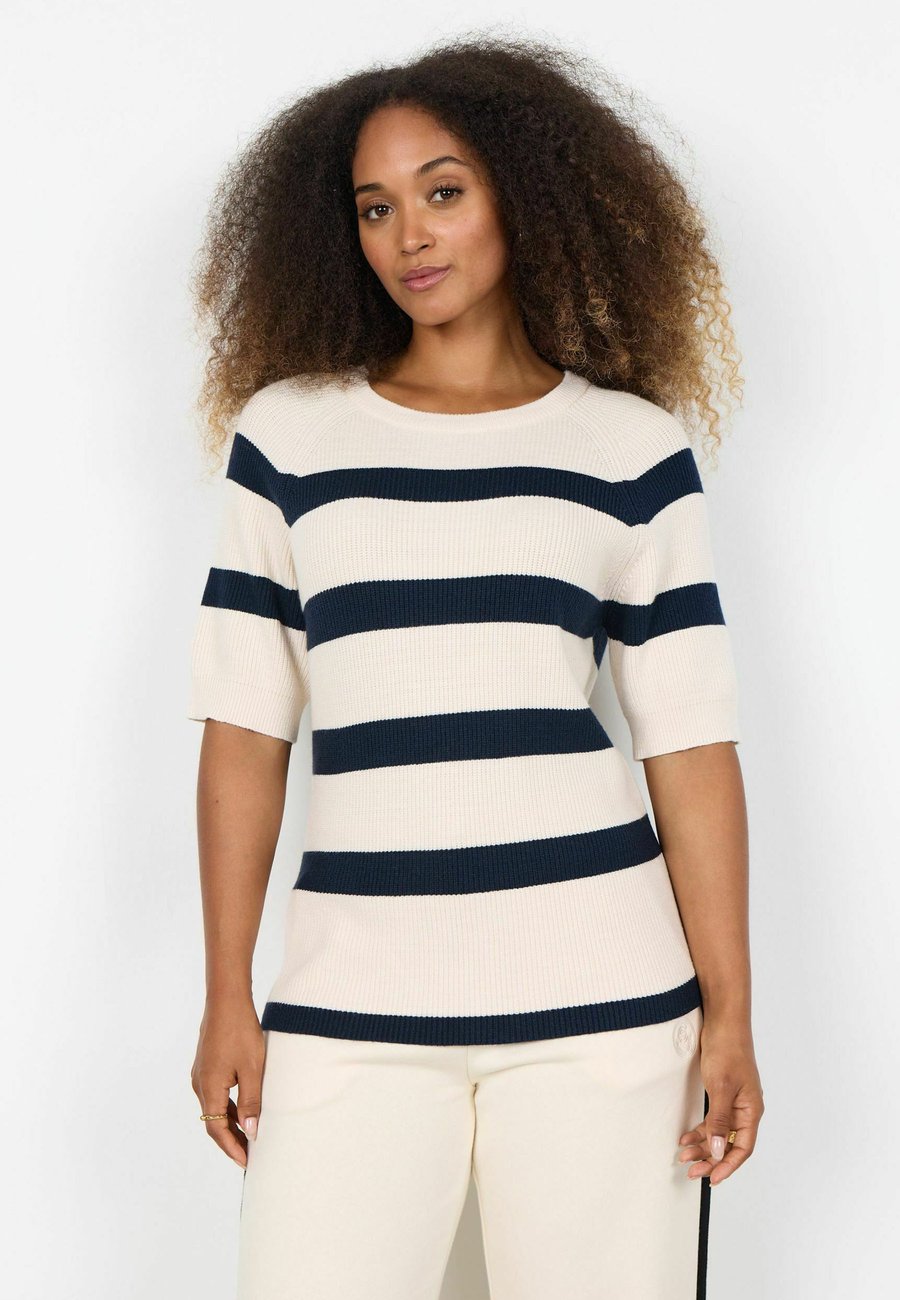 

Футболка Soyaconcept KANITA STRIPE 19, C Cream Melange Combi/Beige