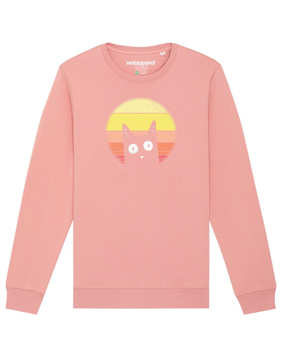 

Свитер Watapparel Sweatshirt Sunset Cat, розовый
