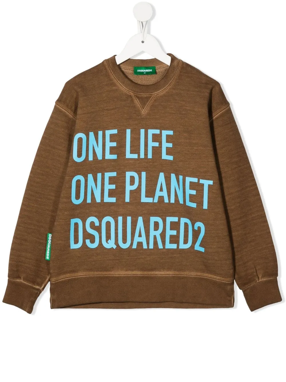 

Толстовка с надписью DSQUARED2 KIDS, коричневый