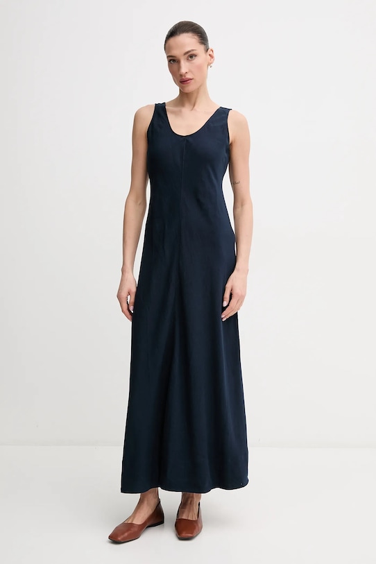 

Льняное платье Tommy Hilfiger, темно-синий