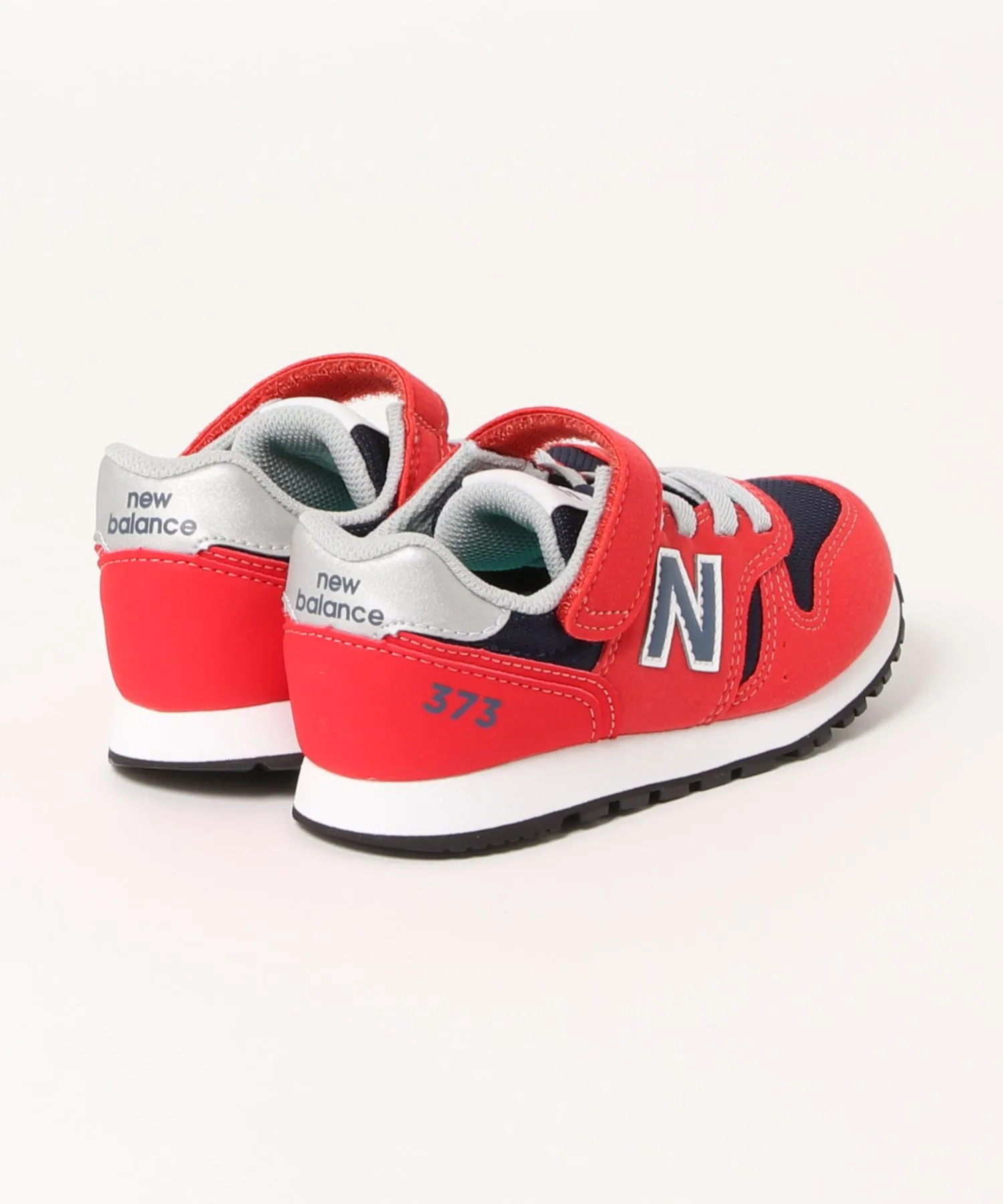 Детские кроссовки без шнурков New Balance YV373 PREPPY PACK серые — фото 4