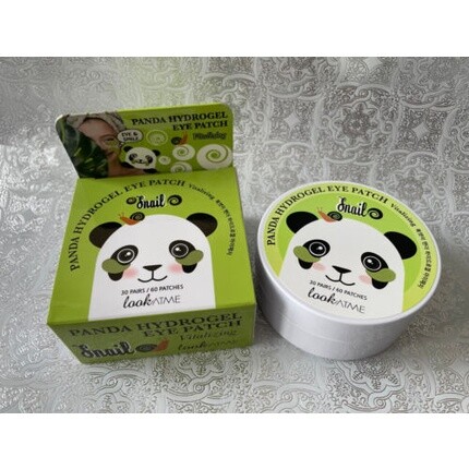 

Panda Hydrogel Eye Patches Revitalizing Snail 60 патчей Lookatme Panda