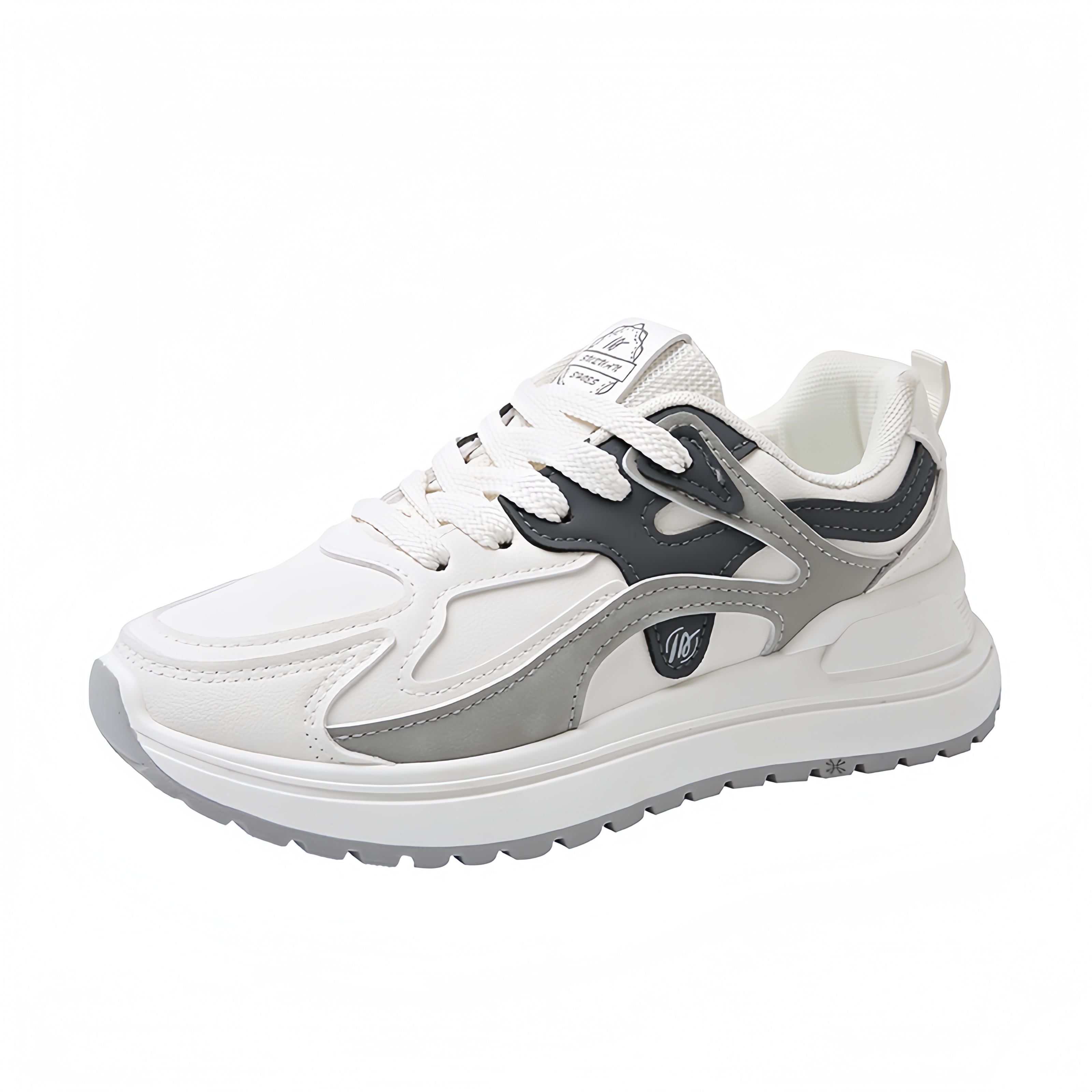 

Износостойкая противоскользящая детская обувь для подростков YUZHAOLIN, бежевый/серый