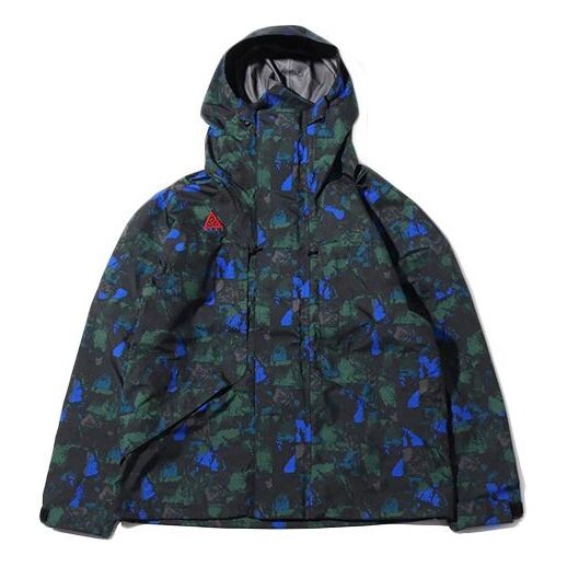 

Куртка лабораторная куртка acg gore tex с принтом по всему телу Nike, синий