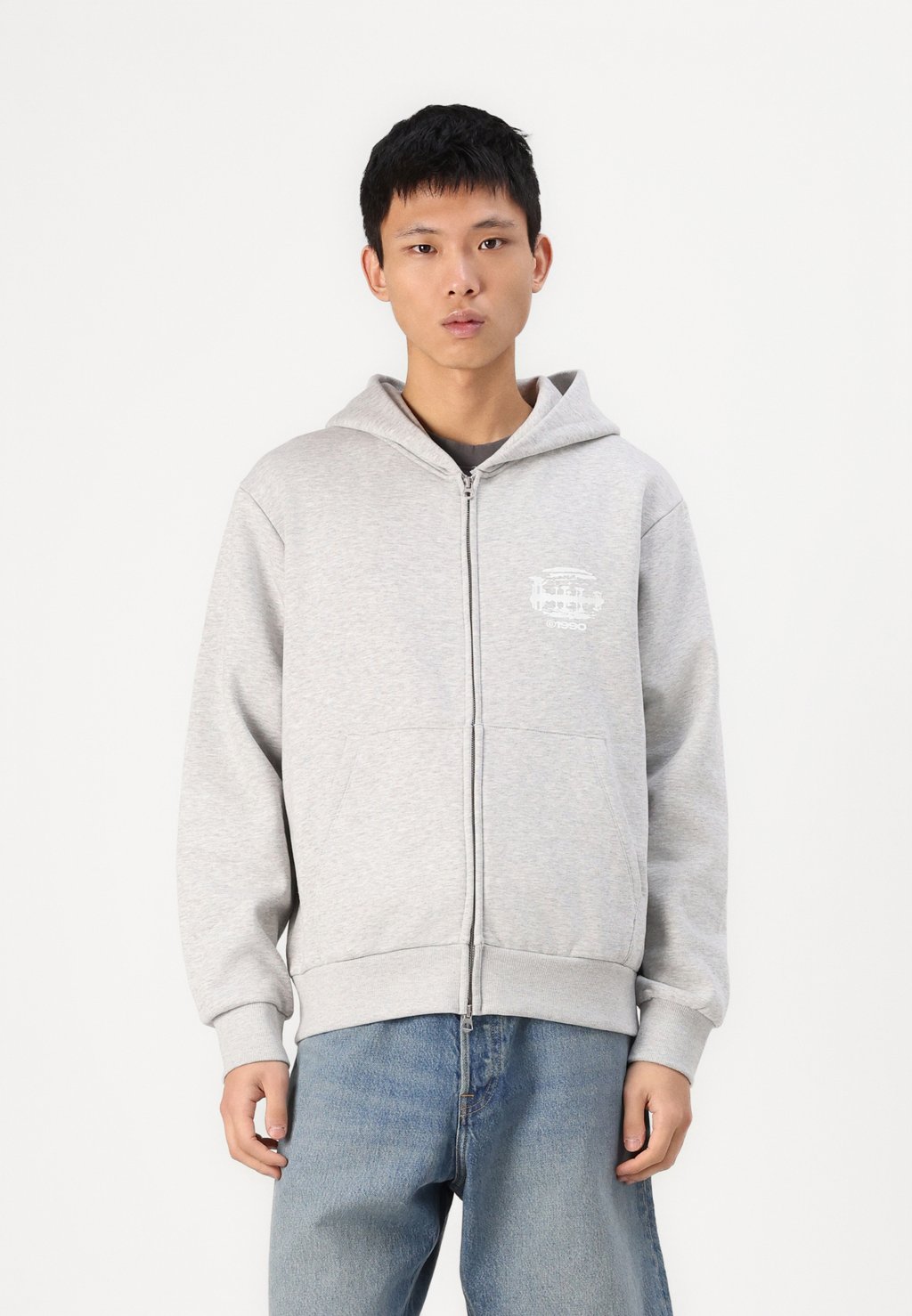 

Толстовка на молнии JCOPRIME ZIP HOOD Jack & Jones, светло-серый