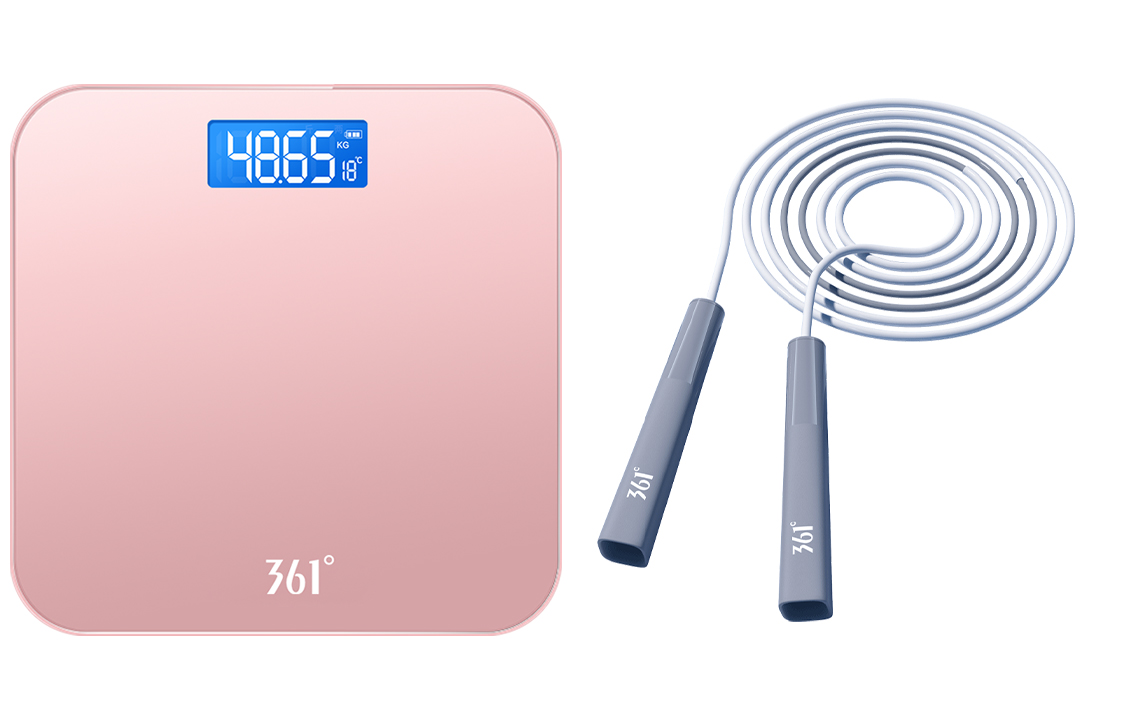 

Весы напольные / весы для измерения жира в организме Charging Model, композитные, закаленное стекло, LCD-дисплей, Sports Suit LX HS21 361°, розовый/серый