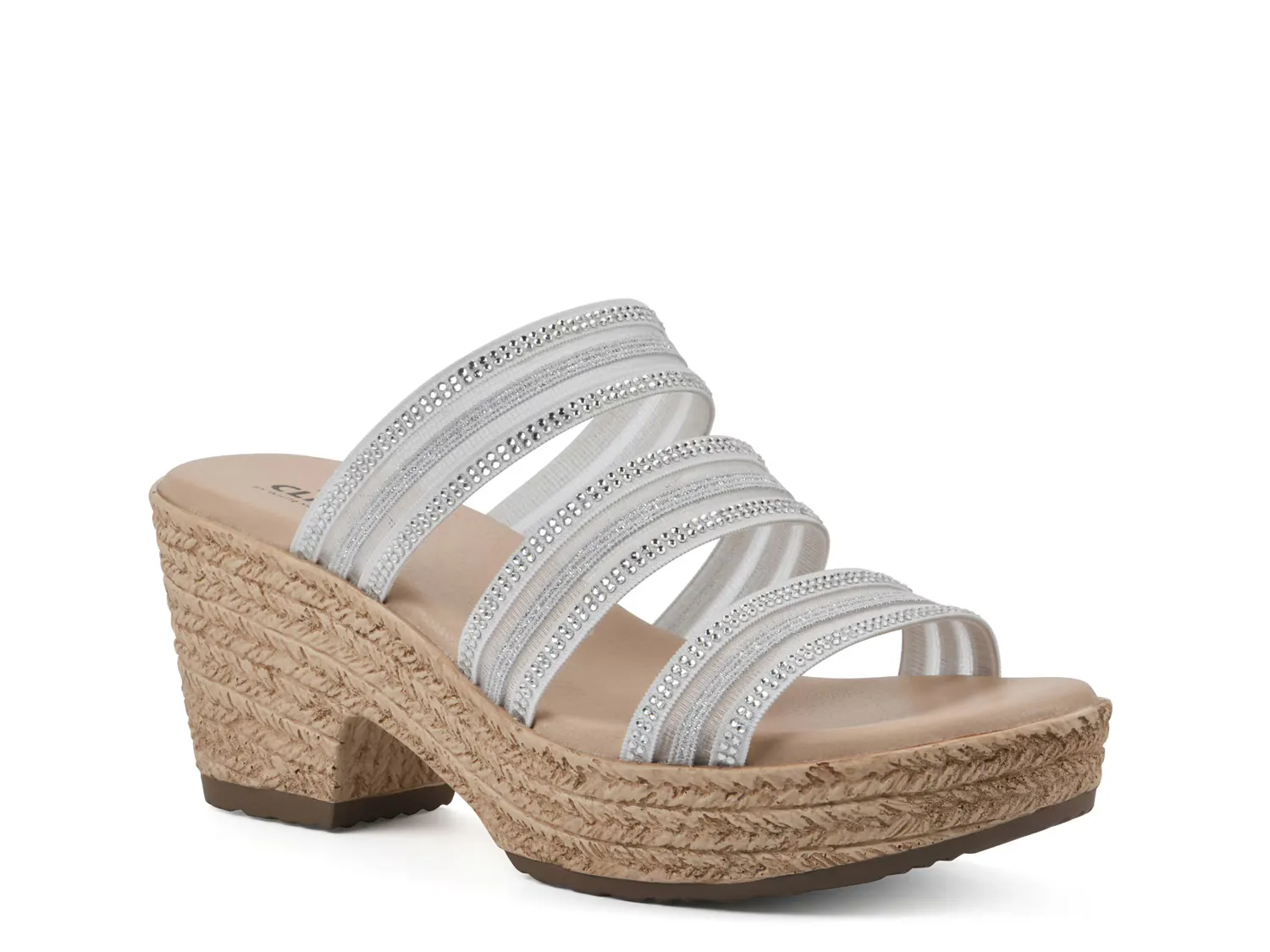 

Сандалии Bianna Espadrille Sandal Cliffs By White Mountain, серебряный/металлик