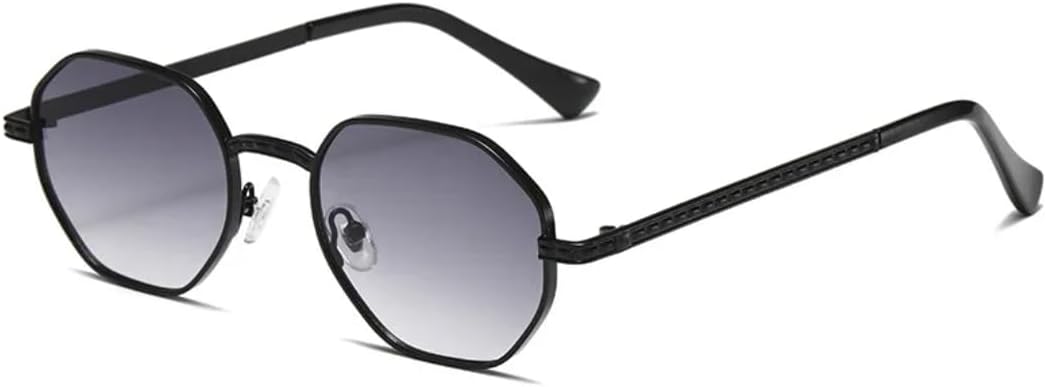 

Многоугольные металлические солнцезащитные очки для женщин и мужчин в стиле ретро, ​​для вождения, модные, для путешествий, с защитой от УФ-излучения UV400 TVTBBVV, C5