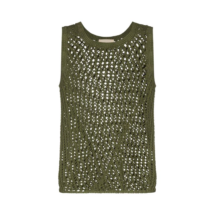 

Утепленный жилет Nicholas Daley Hand Crocheted Vest 'Green', зеленый