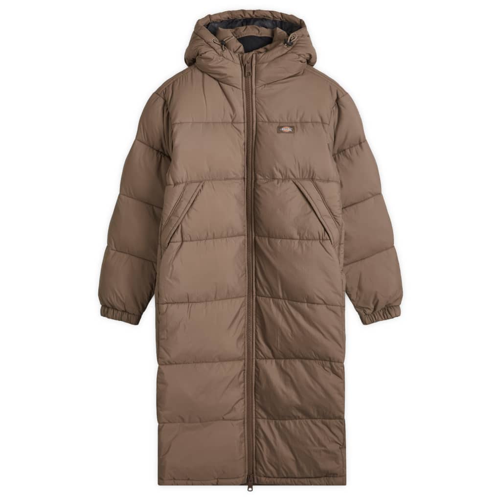 

Алатна длинная пуховая куртка Dickies, цвет mushroom