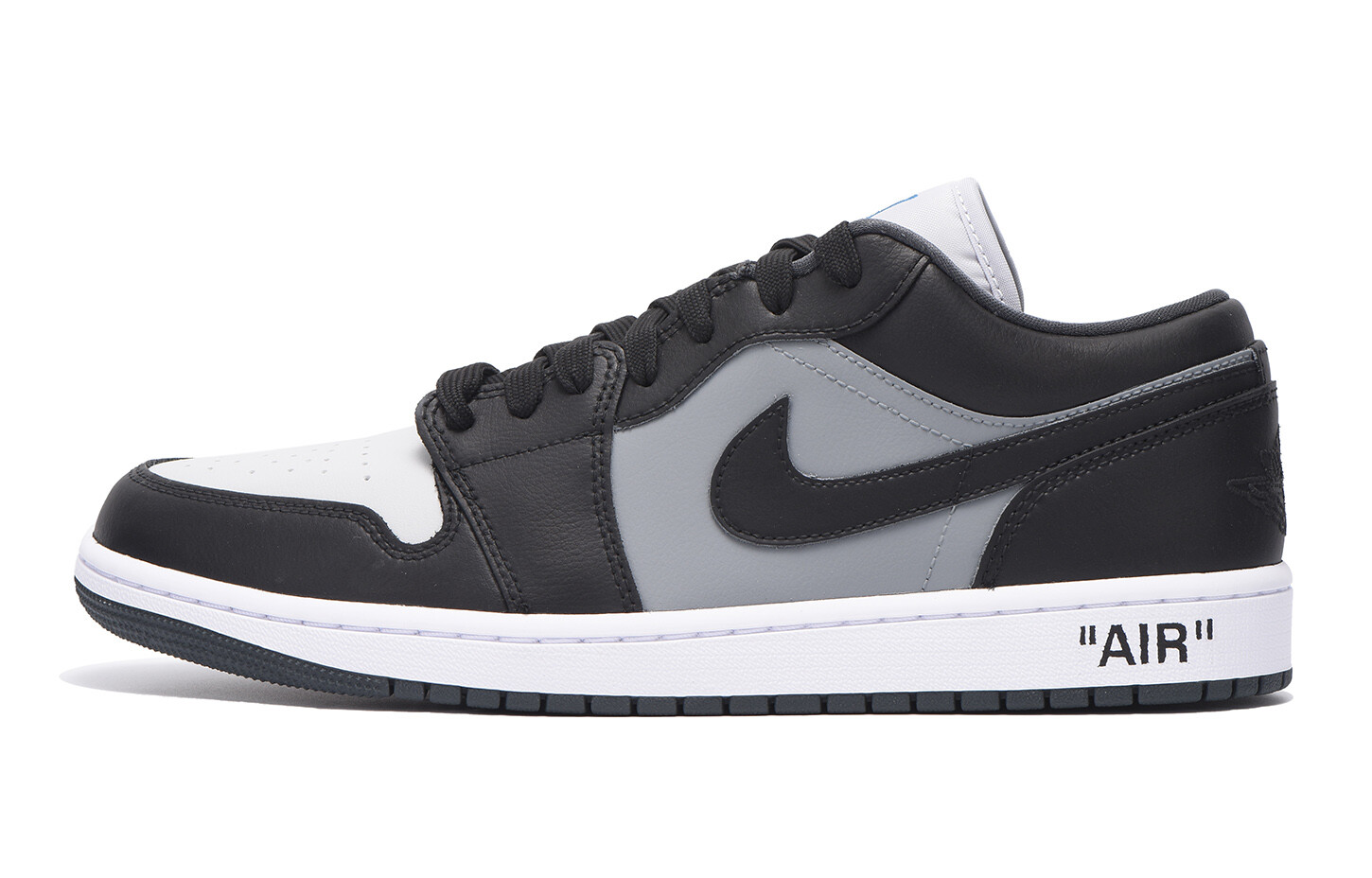 

Кроссовки Air Jordan 1 Vintage Basketball Shoes Unisex Low-top Blue/White, серый