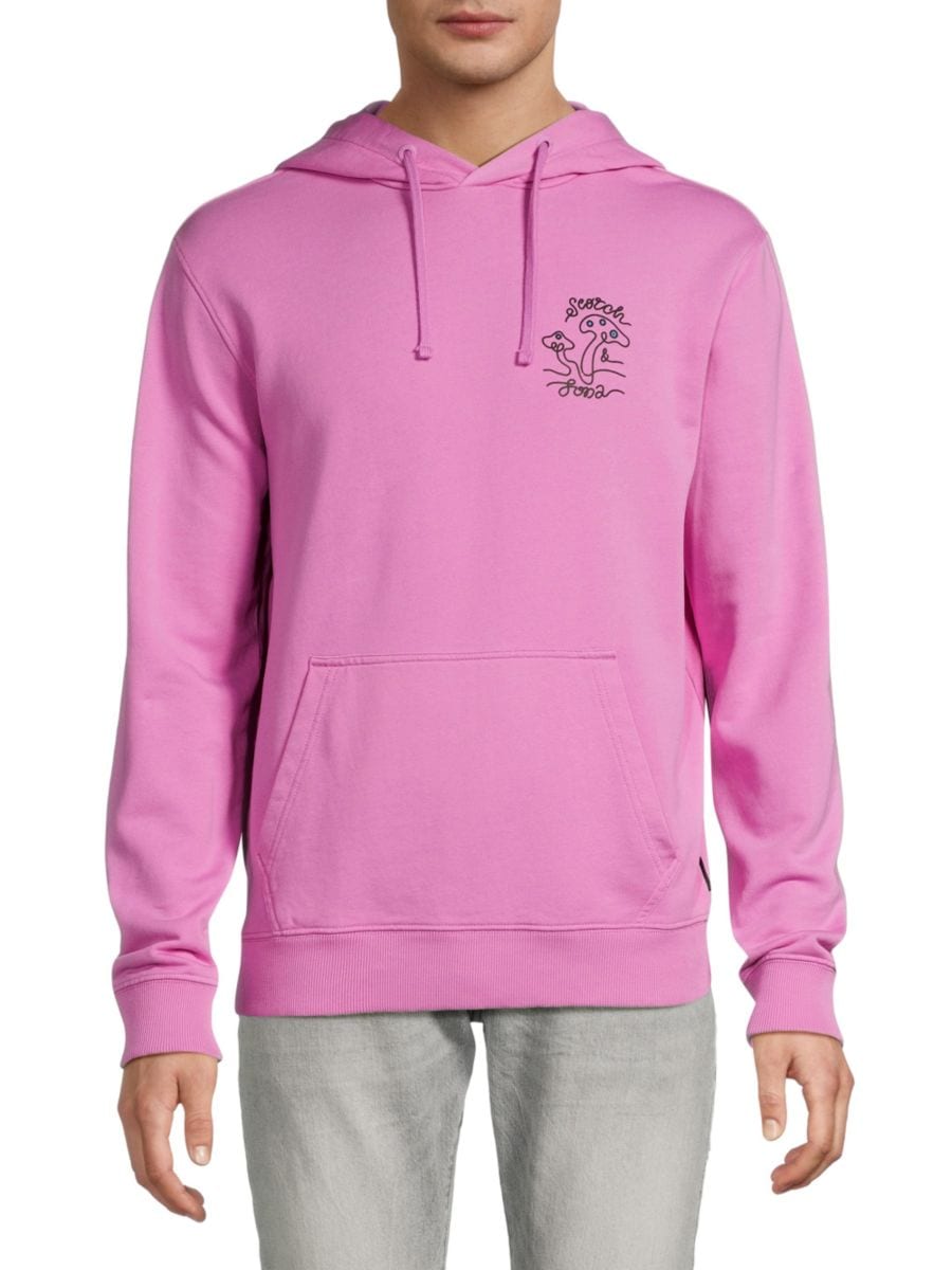 

Толстовка из органического хлопка с цветочным принтом Scotch & Soda, цвет Dark Pink Iris
