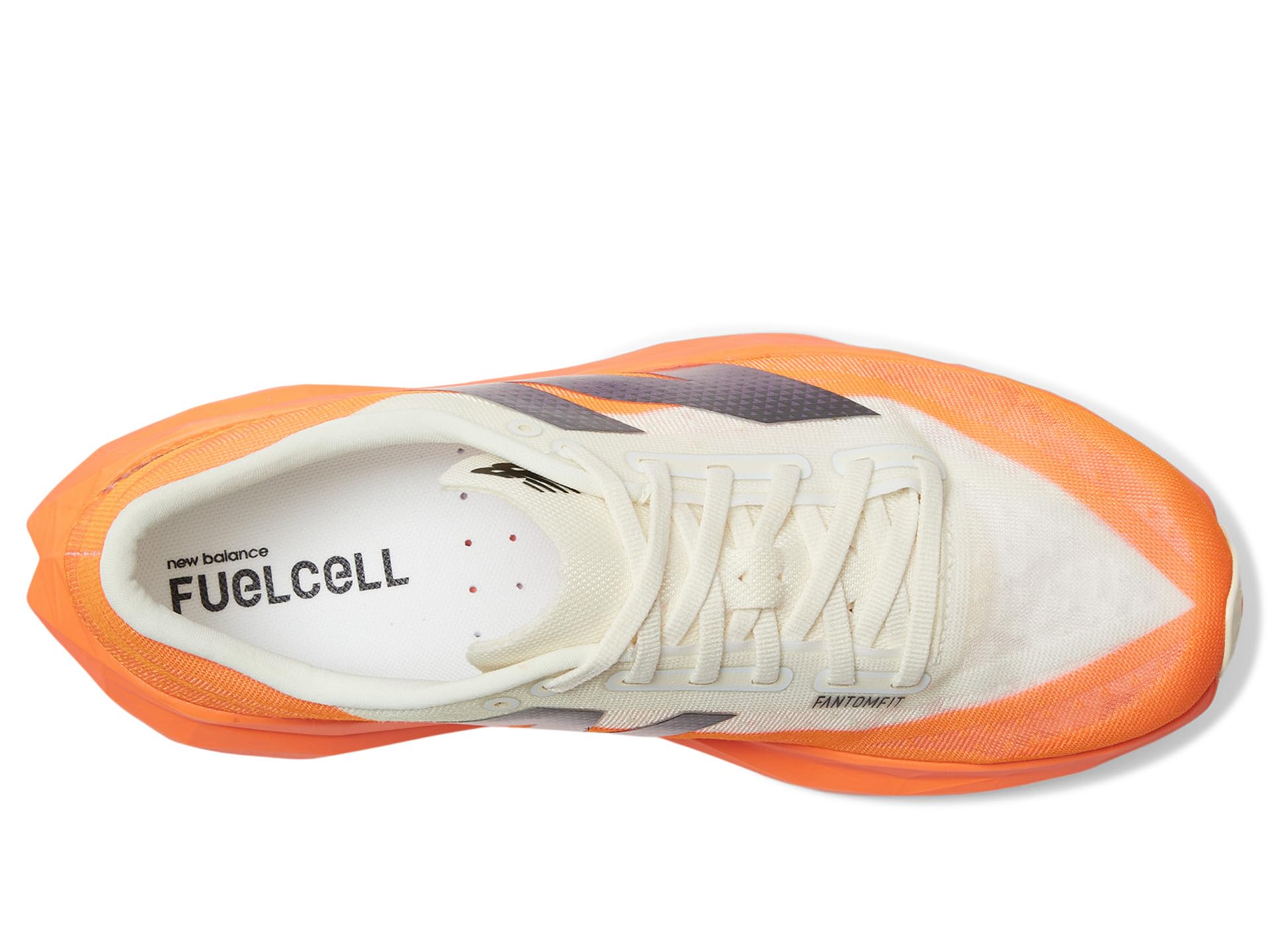 Кроссовки New Balance FuelCell Rebel v4, цвет Hot Mango/Angora/Black — фото 2
