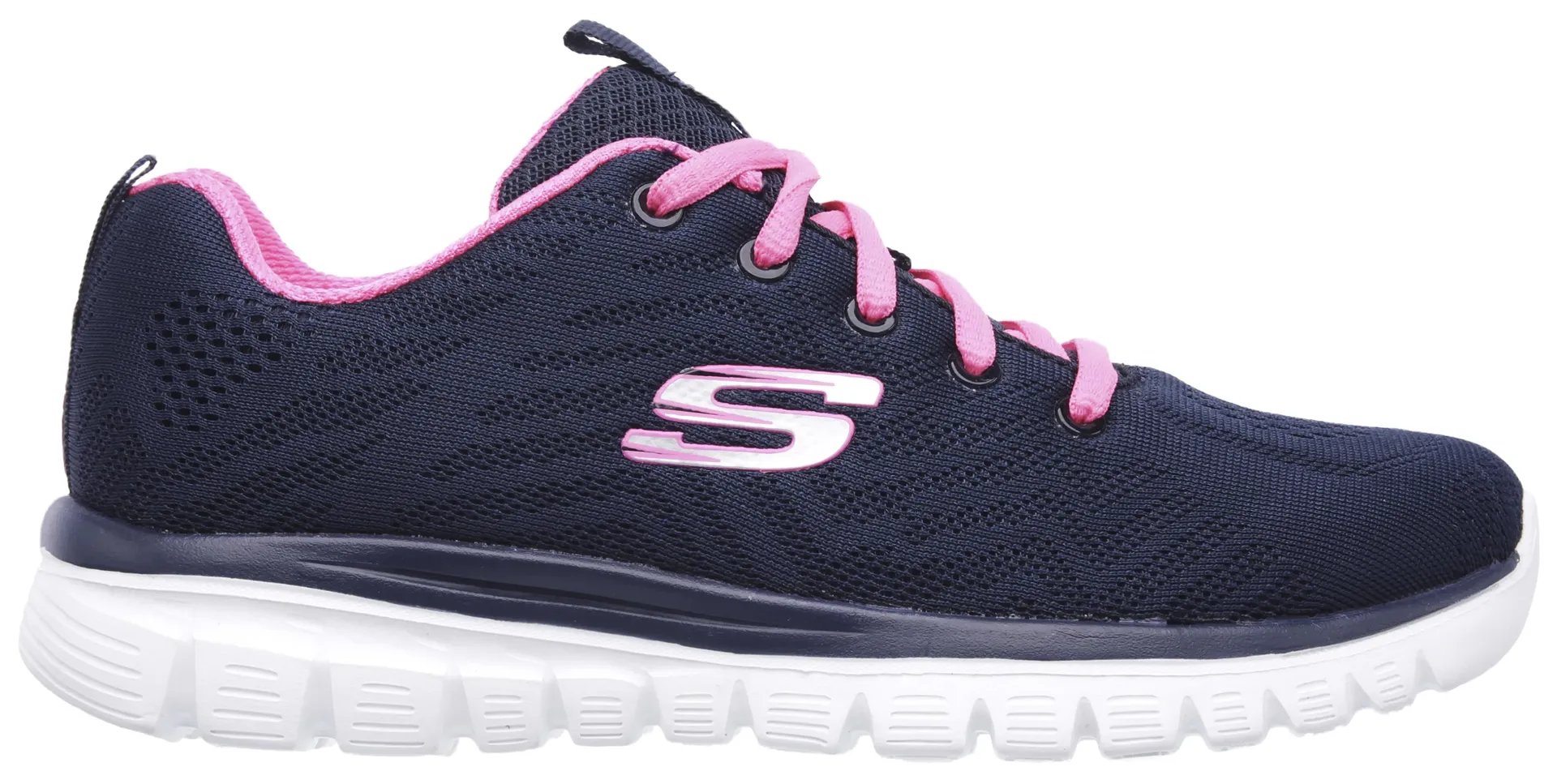 Кроссовки Skechers "GRACEFUL - GET CONNECTED", ширина обуви G (широкая), повседневная обувь, полуботинки, туфли на шнуровке, розовый — фото 4